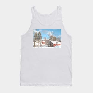 Snowy Winter Day Tank Top